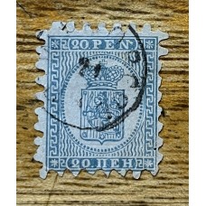 FINLANDIA 1866 Yv 08 CLASICO RARO ESTAMPILLA MUY LINDA 90 EUROS